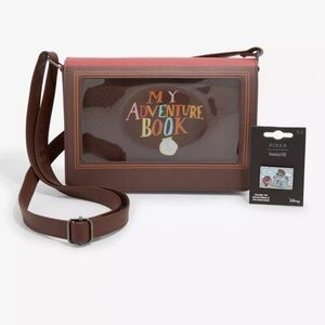Loungefly Disney Pixar Up Adventure Book Pin Display Crossbody Bag